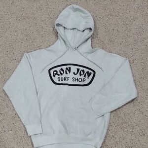 Ron Jon White Hoodie with Logo